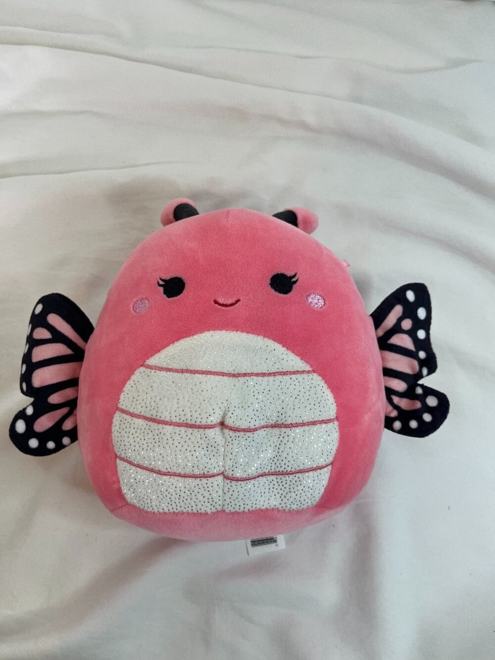 Squishmellow Andreina the Butterfly 8" Pink Soft Plush